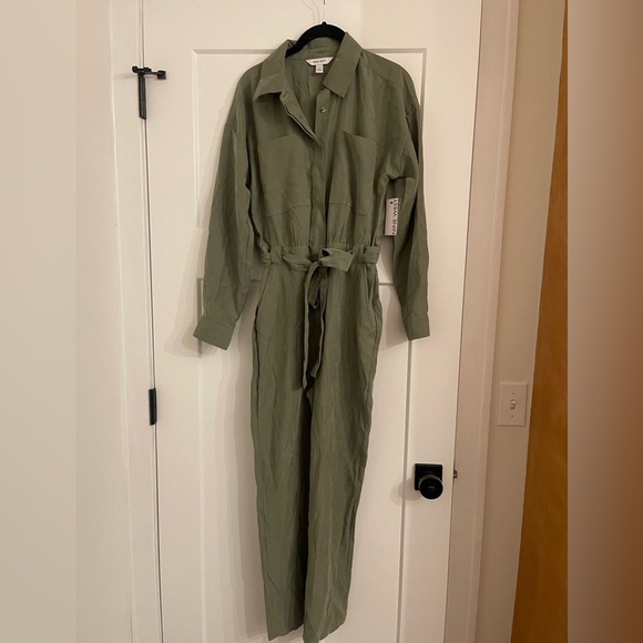 NWT Nine West Utility Jumpsuit Size S - Picture 1 of 6
